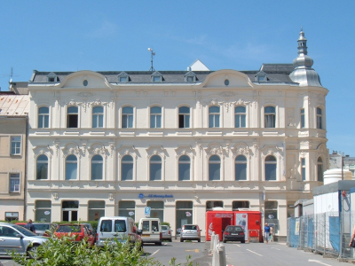 Oprava historické fasády - Moneta Money Bank Ostrava