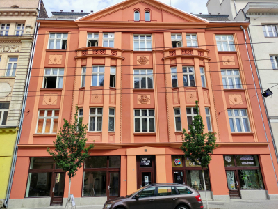 Oprava fasády domu na ul. 28.října v Ostravě