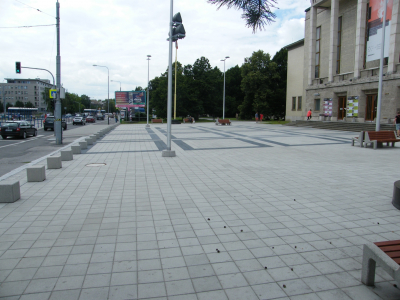 Rekonstrukce plochy před Domem kultury města Ostravy